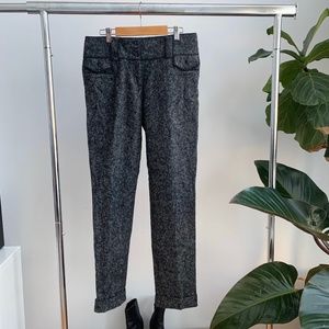 Dolce & Gabbana Gray Marble Alpaca Trousers